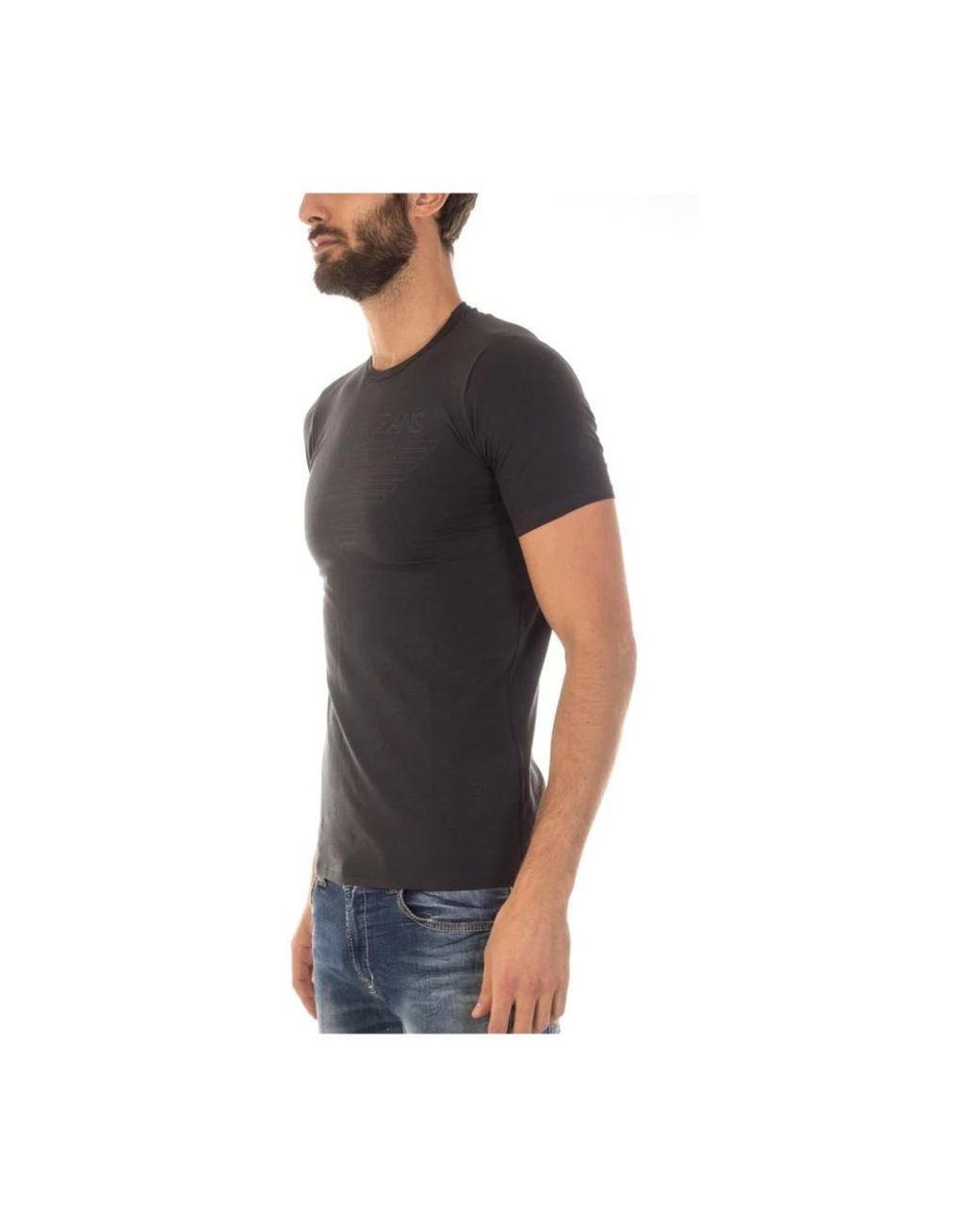 Armani Jeans Black T-Shirts for men