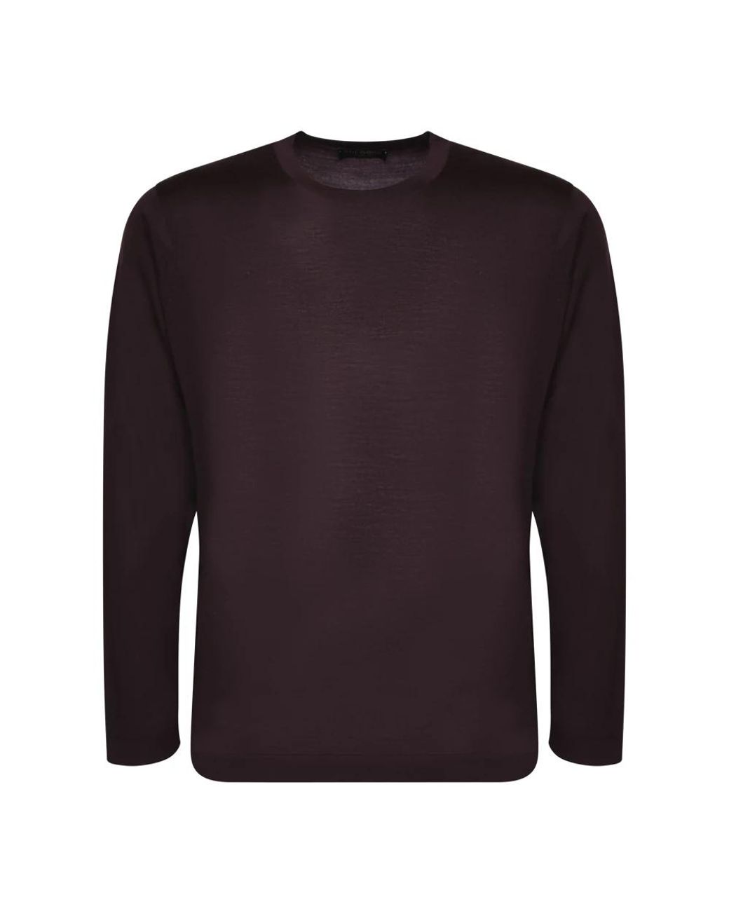 Dell'Oglio Purple Round-Neck Knitwear for men