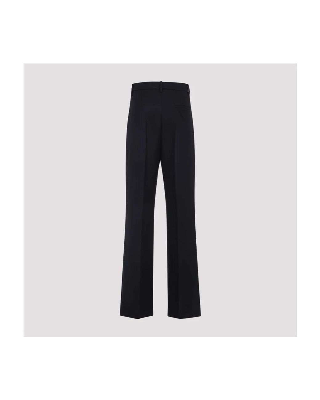 Wide Trousers Prada de color Black