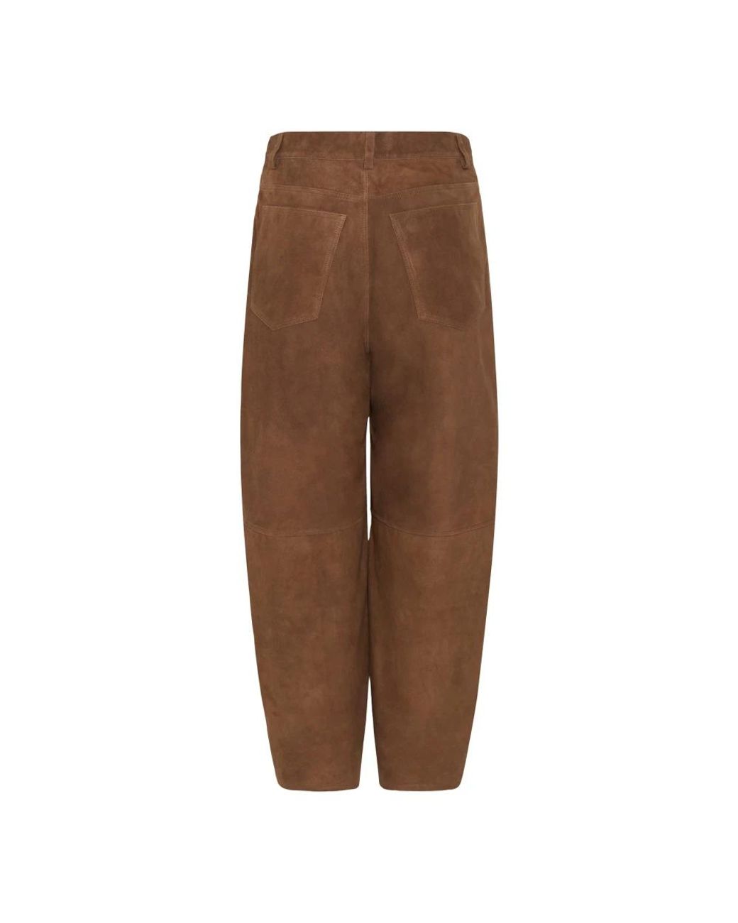 Inwear Brown Leather Trousers