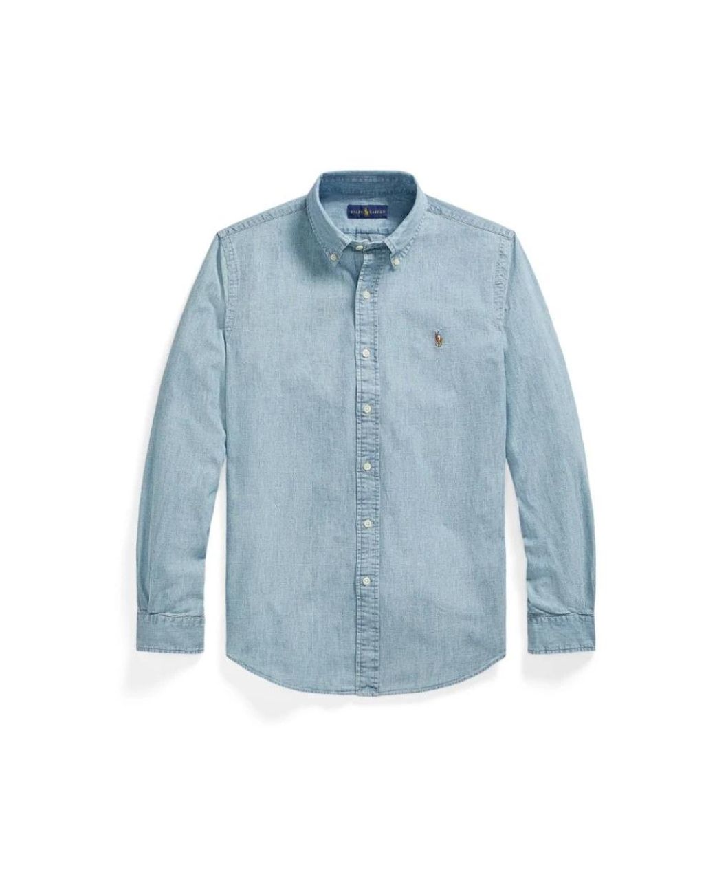 Ralph Lauren Blue Denim Shirts for men