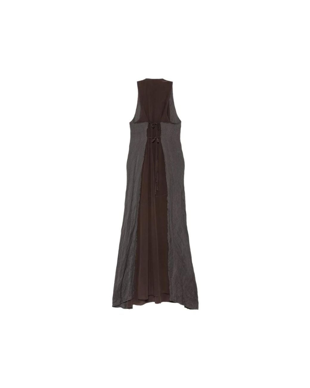 Alysi Brown Maxi Dresses
