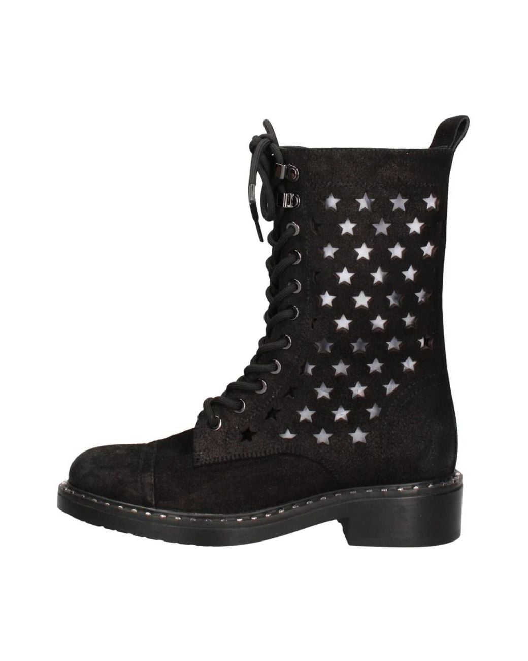 Marc Ellis Black Lace-Up Boots