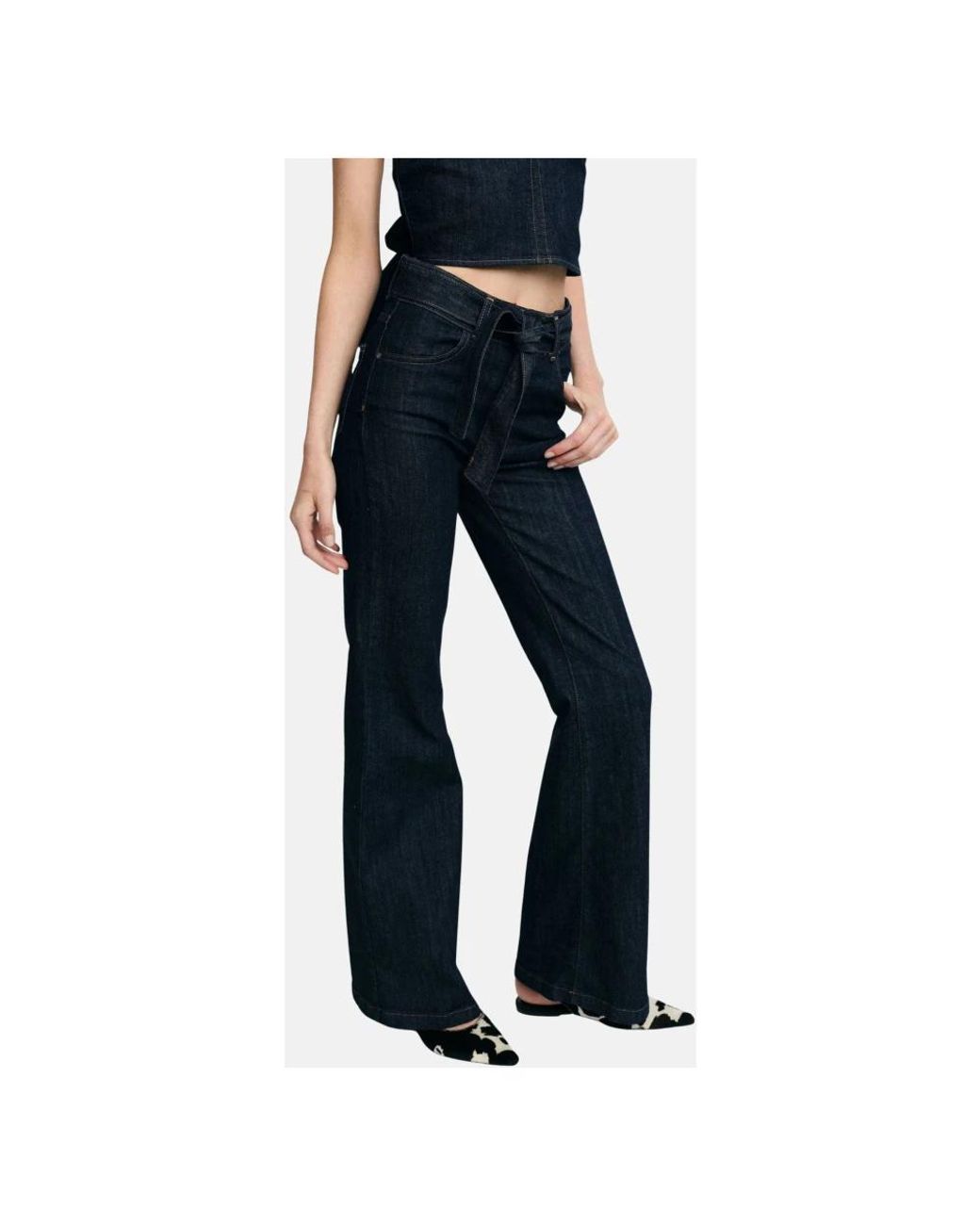Please Blue Boot-Cut Jeans