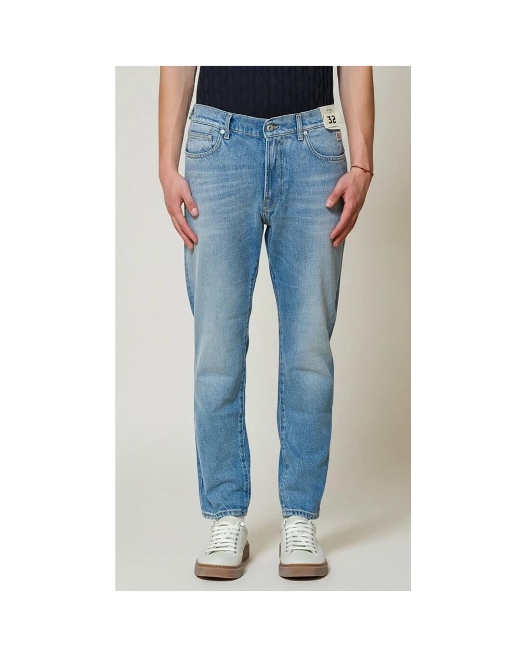 Roy Rogers Blue Loose Fit Jeans for men