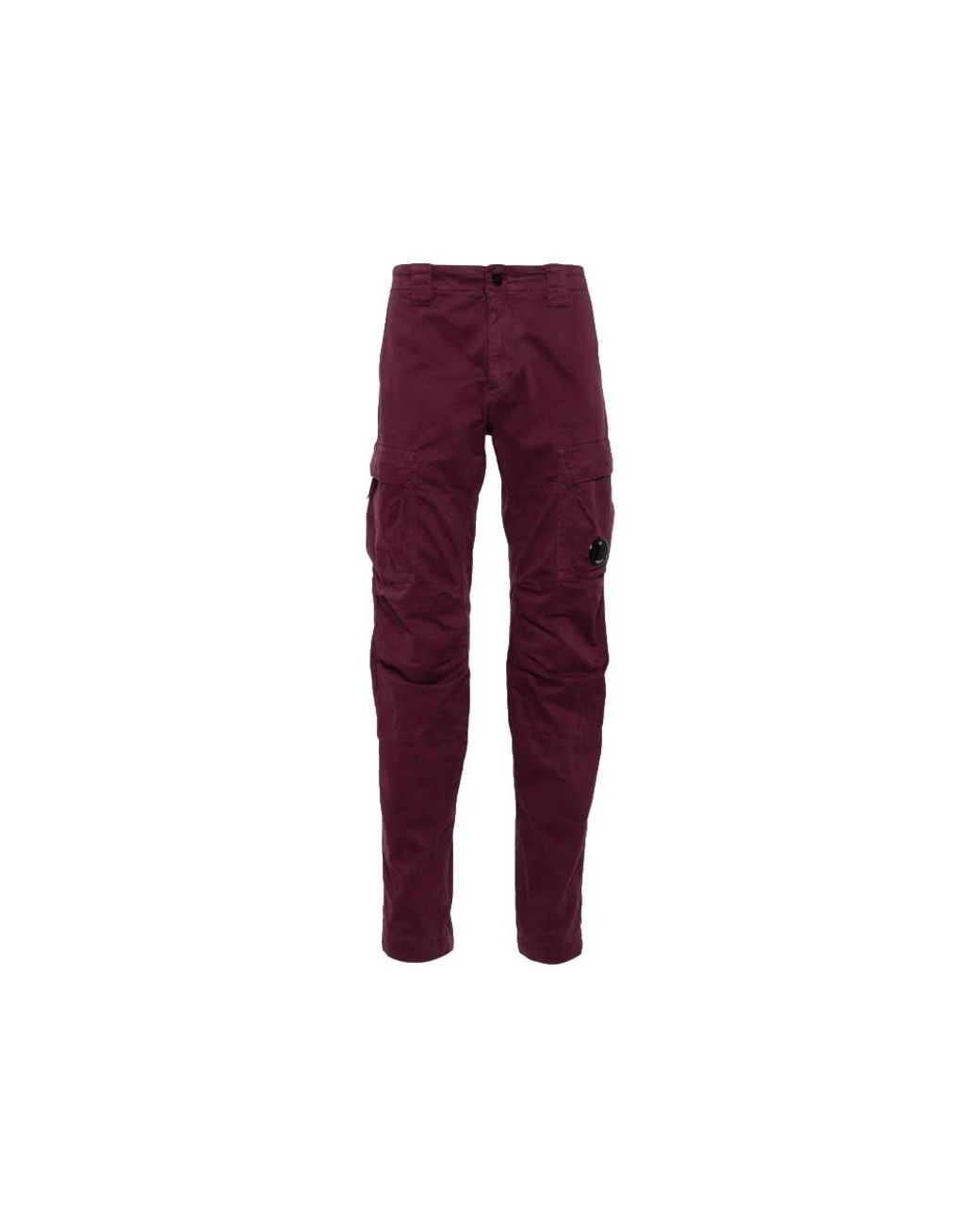 C P Company Purple Slim-Fit Trousers for men