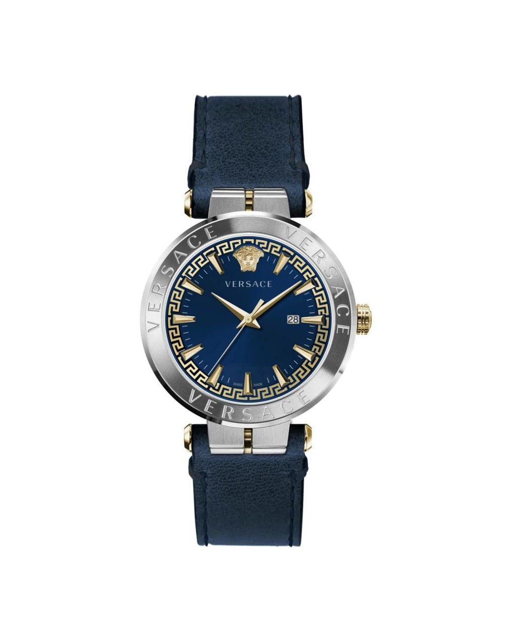 Versace Aion 44 Mm Horloge in het Blue voor heren