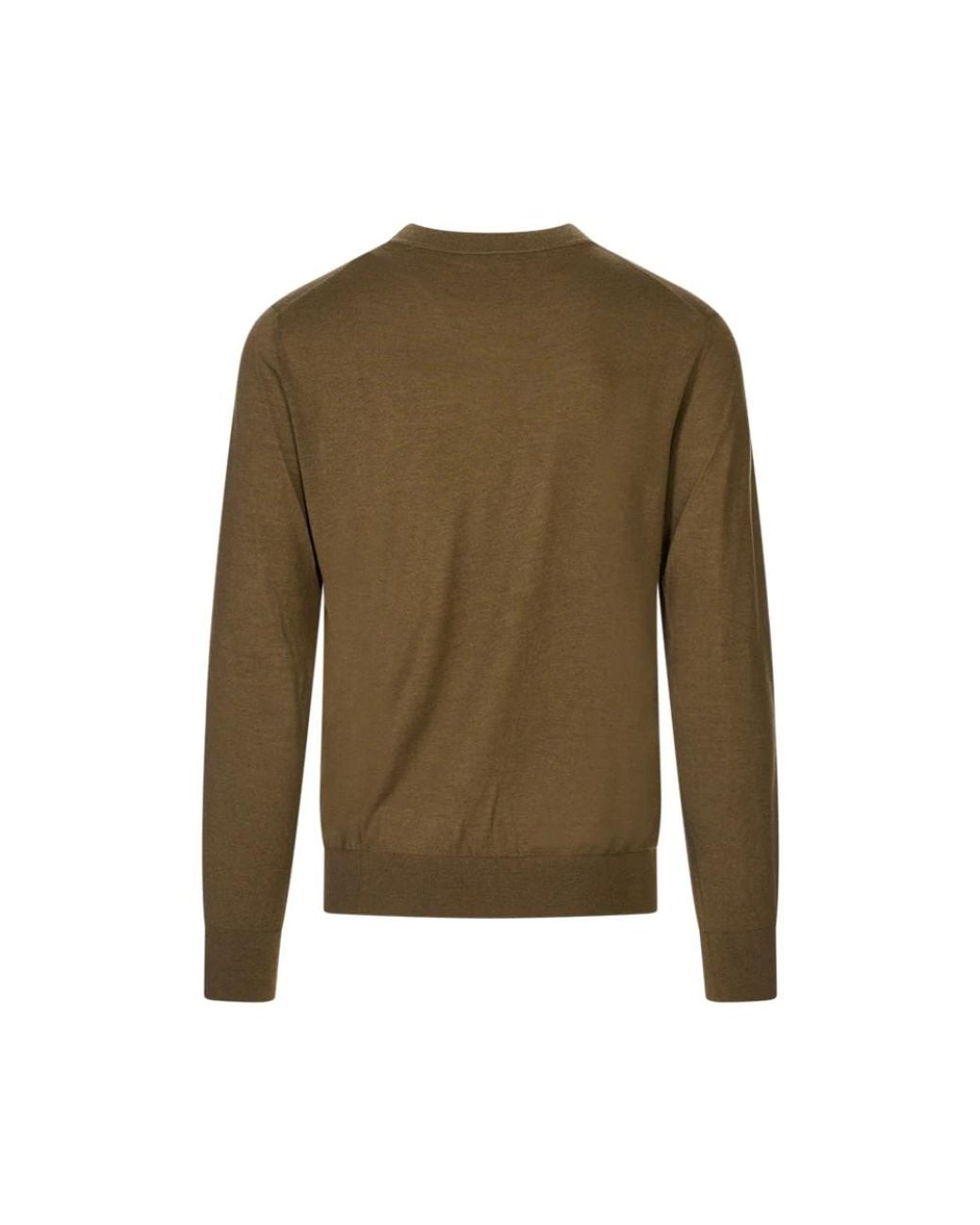 Montecore Green Round-Neck Knitwear for men