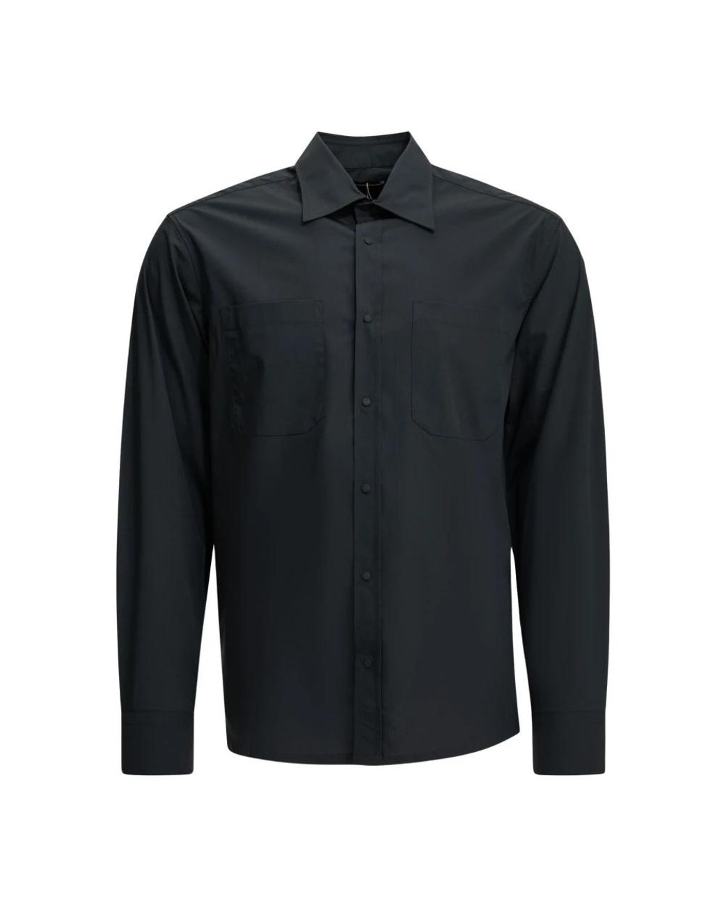 Herno Modal Polyester Elastane Shirt in het Blue voor heren
