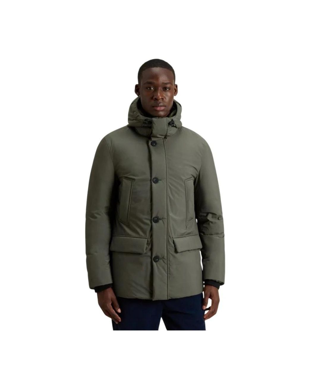 Woolrich Green Light Jackets for men