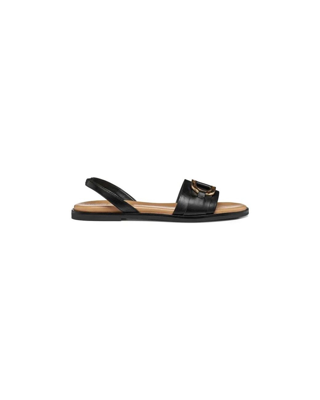 Flat Sandals Geox en coloris Black