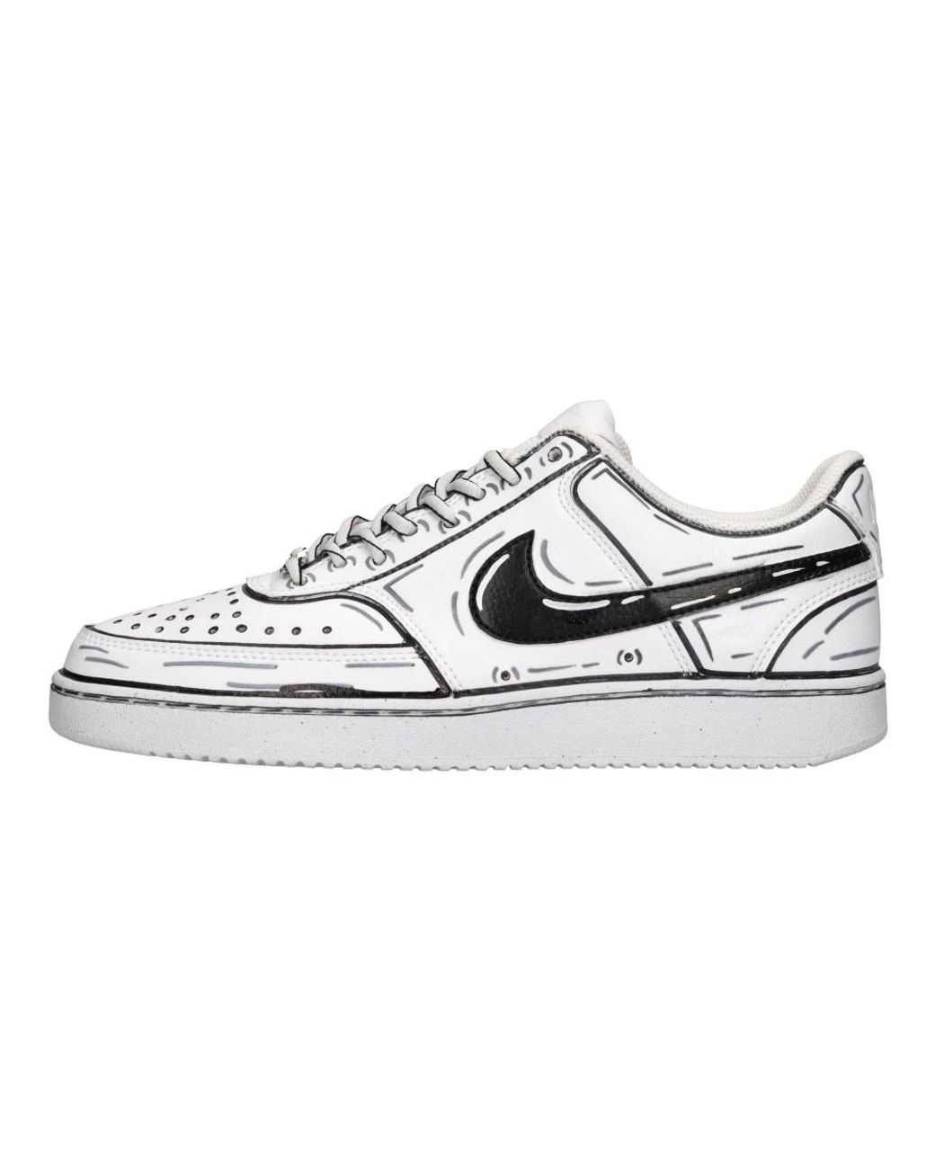 Seddy's Schoenen ,Wit ,Leer Nike Sneakers Wit in het White voor heren