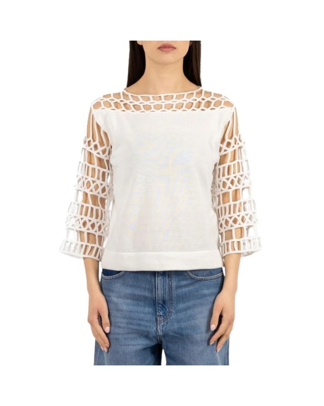 Luckylù White Blouses