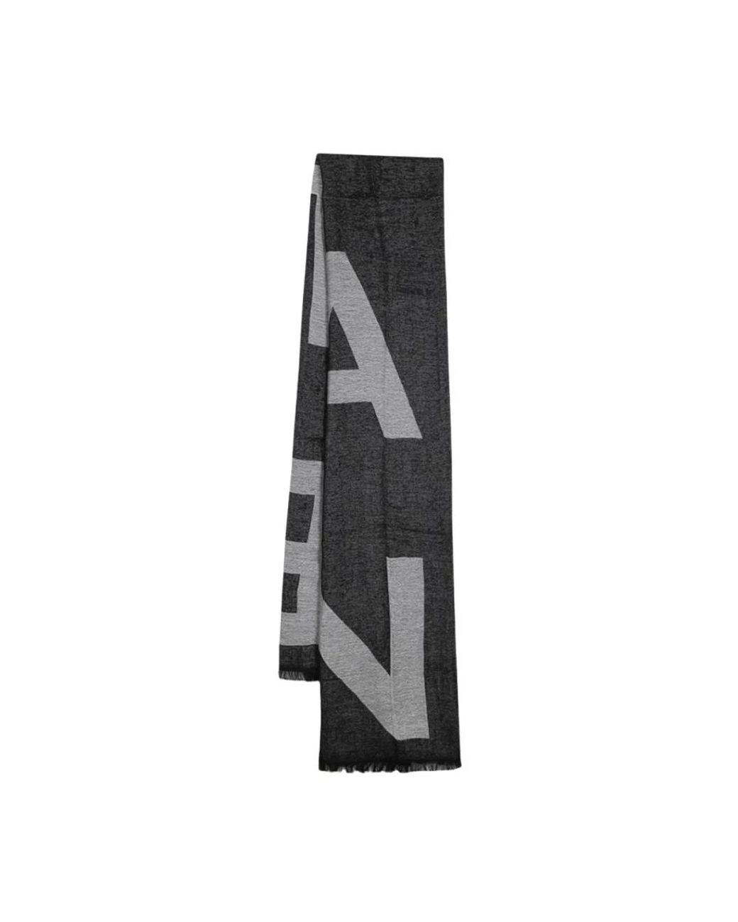 Balmain Black Winter Scarves