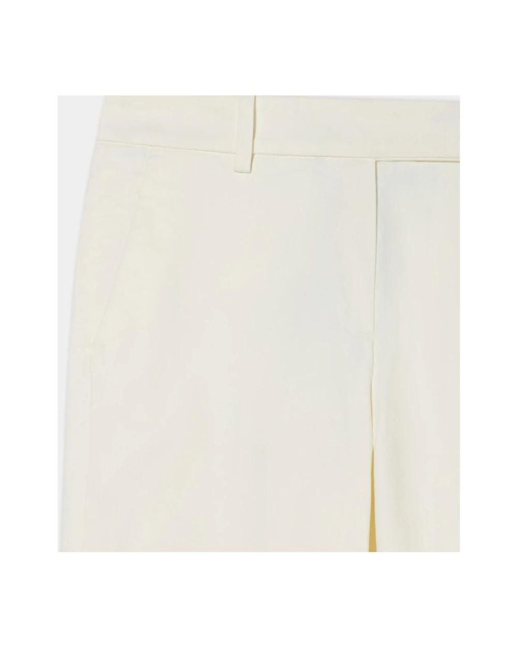 Brooks Brothers White Slim-Fit Trousers