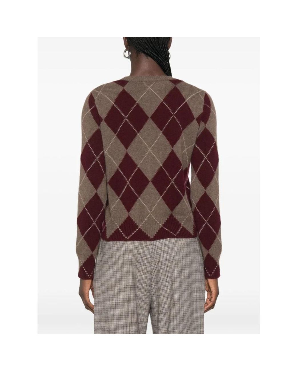 Be You Brown Round-Neck Knitwear