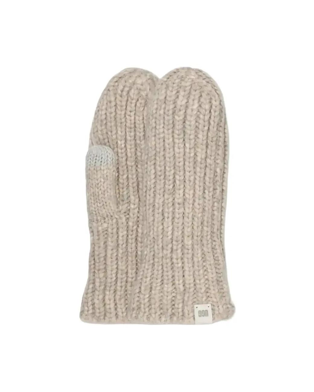 Ugg Natural Chunky Rib Fäustlinge