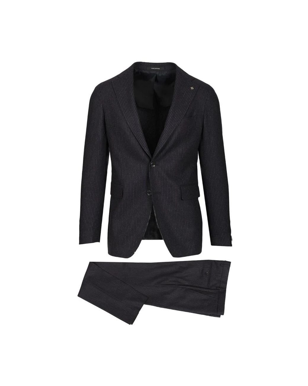 Tagliatore Black Single Breasted Suits for men
