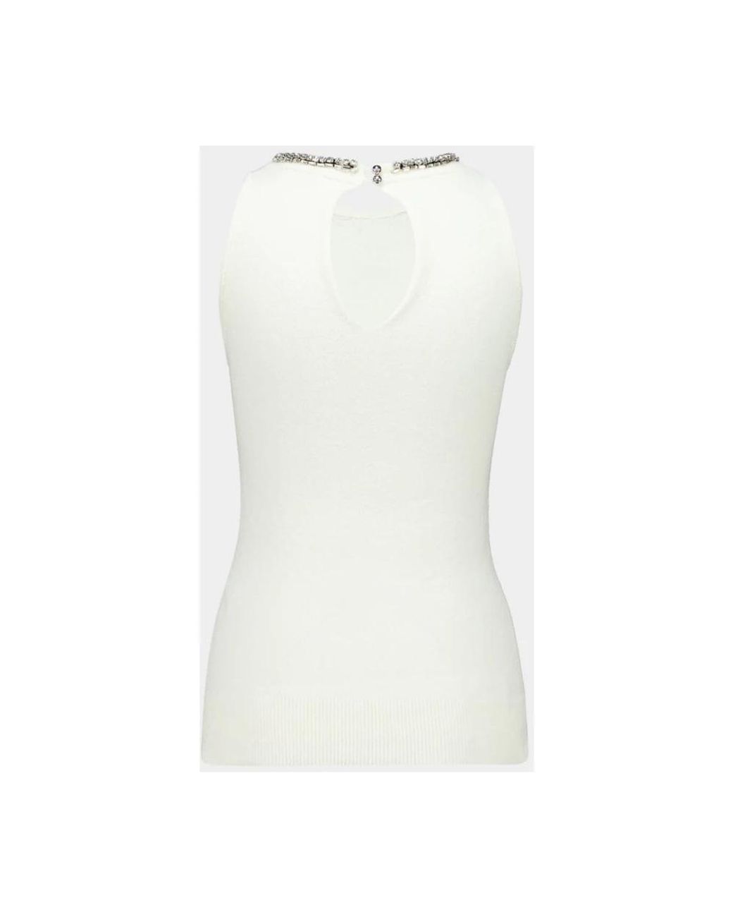 Rabanne White Sleeveless Tops