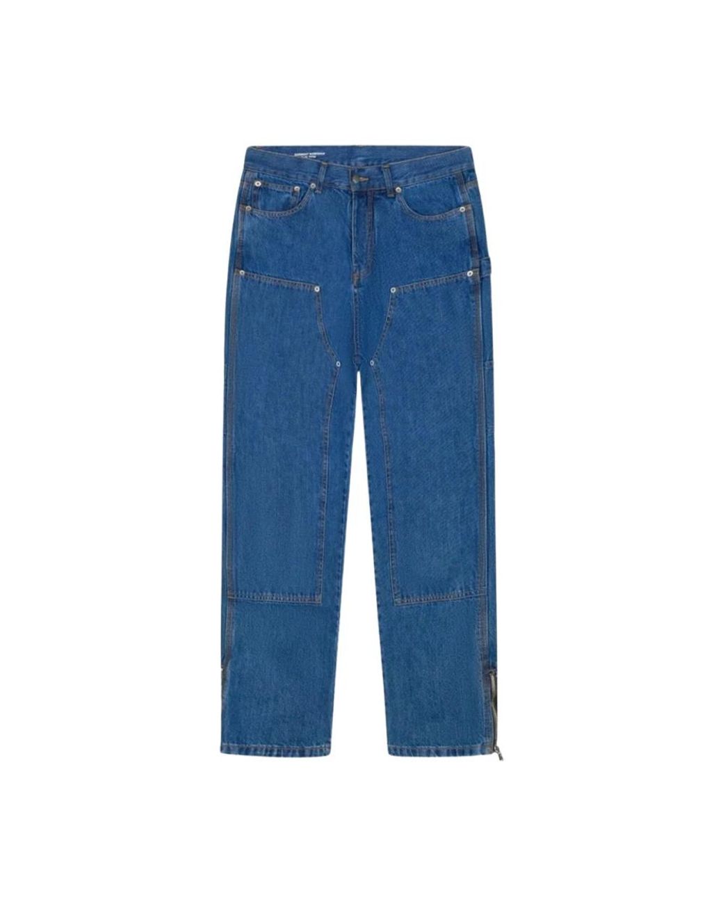 GARMENT WORKSHOP Blue Straight Jeans for men