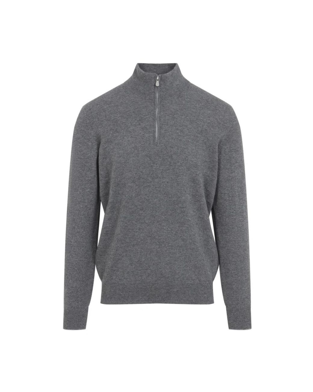 Brunello Cucinelli Gray Turtlenecks for men
