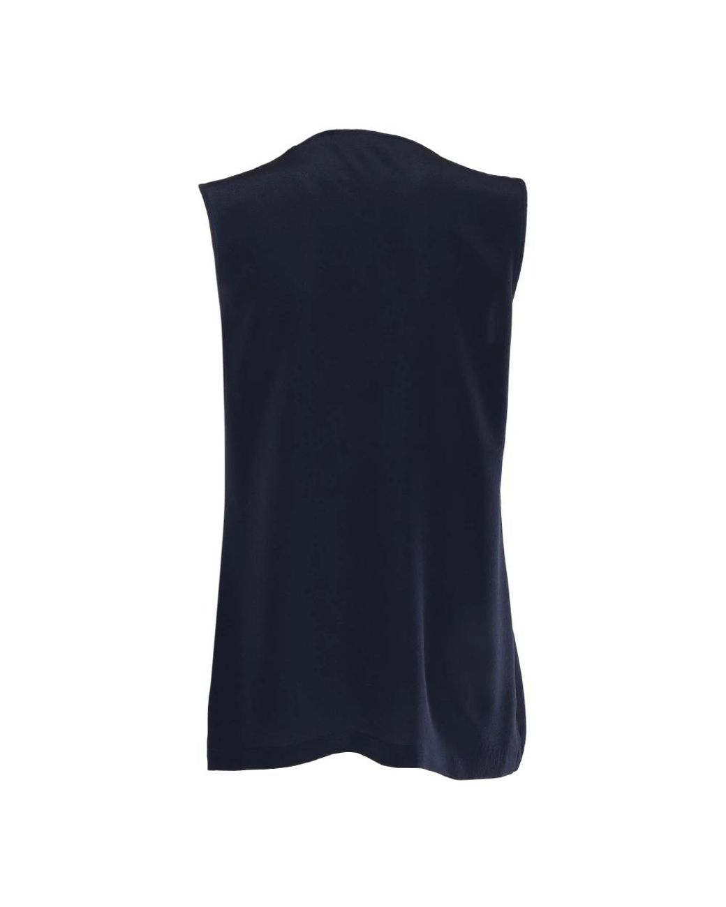 Kangra Blue Sleeveless Tops