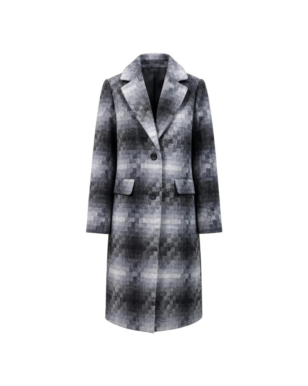 Desigual Gray Single-Breasted Coats