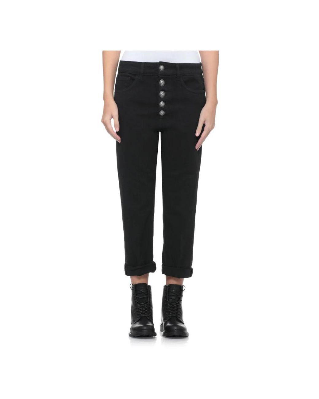 Cropped Jeans Dondup de color Gray