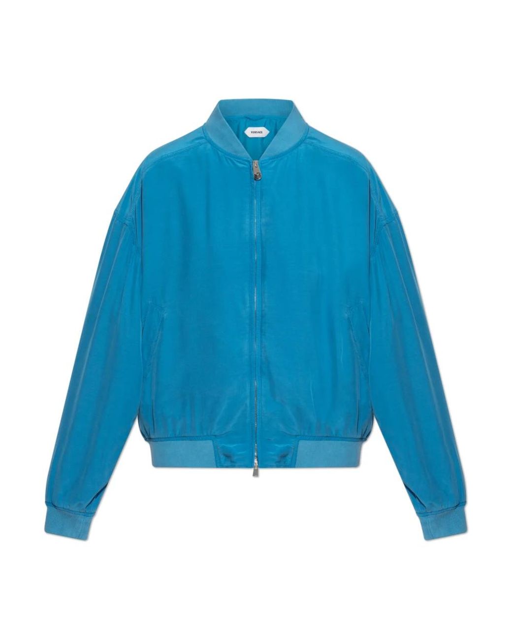 Versace Blue Bomber Jackets