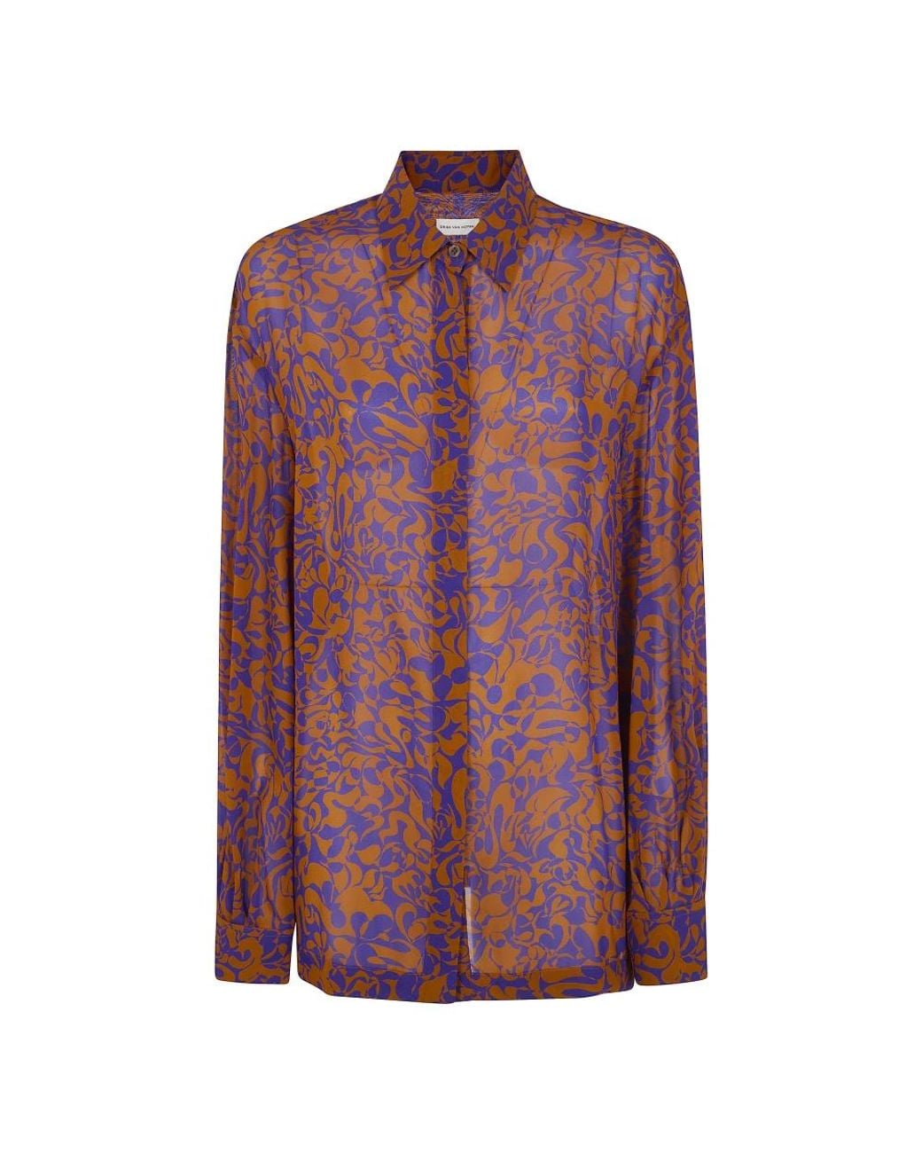 Shirts Dries Van Noten de color Purple