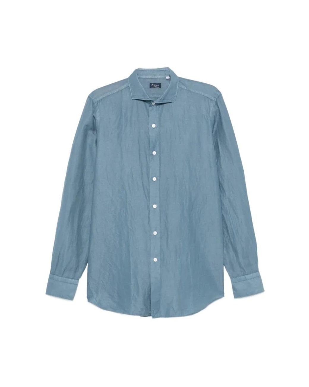 Finamore 1925 Blue Casual Shirts for men