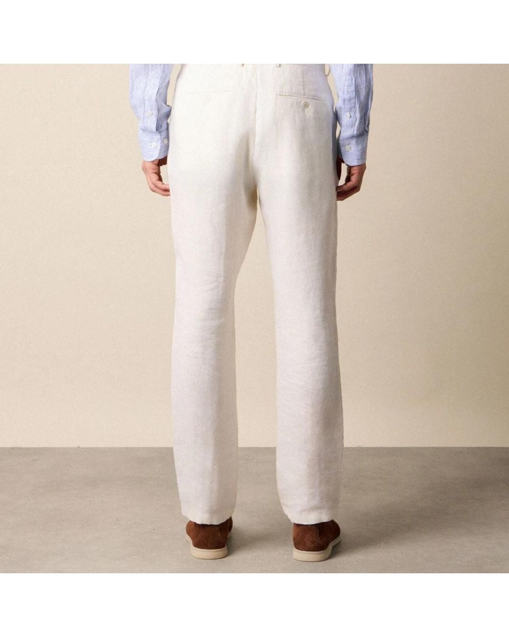 Brooks Brothers Natural Suit Trousers for men