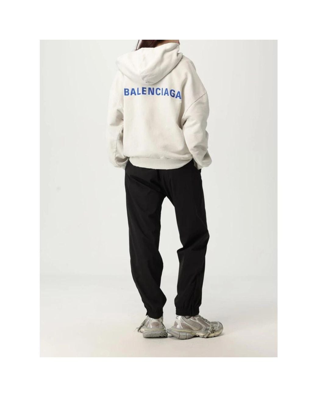 Balenciaga White Zip-Throughs