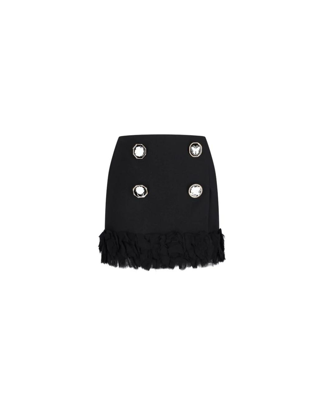 Blumarine Black Short Skirts