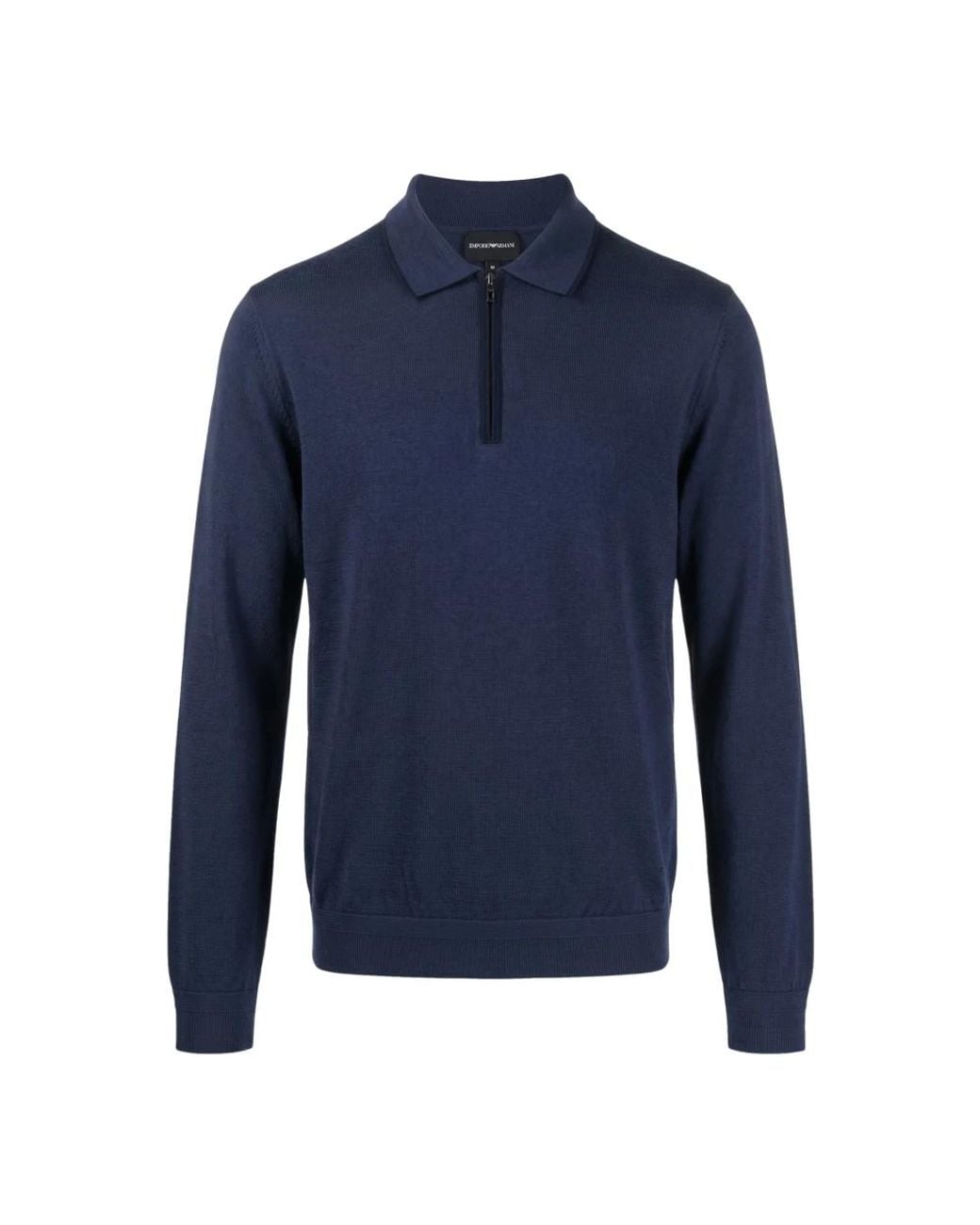 Emporio Armani Blue Polo Shirts for men