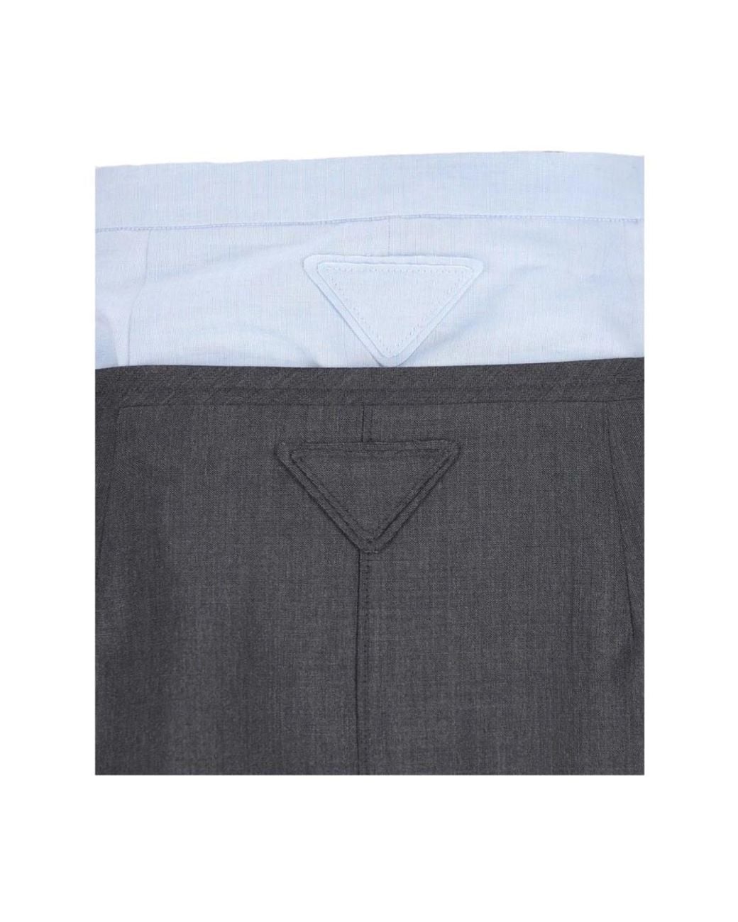 Prada Gray Midi Skirts