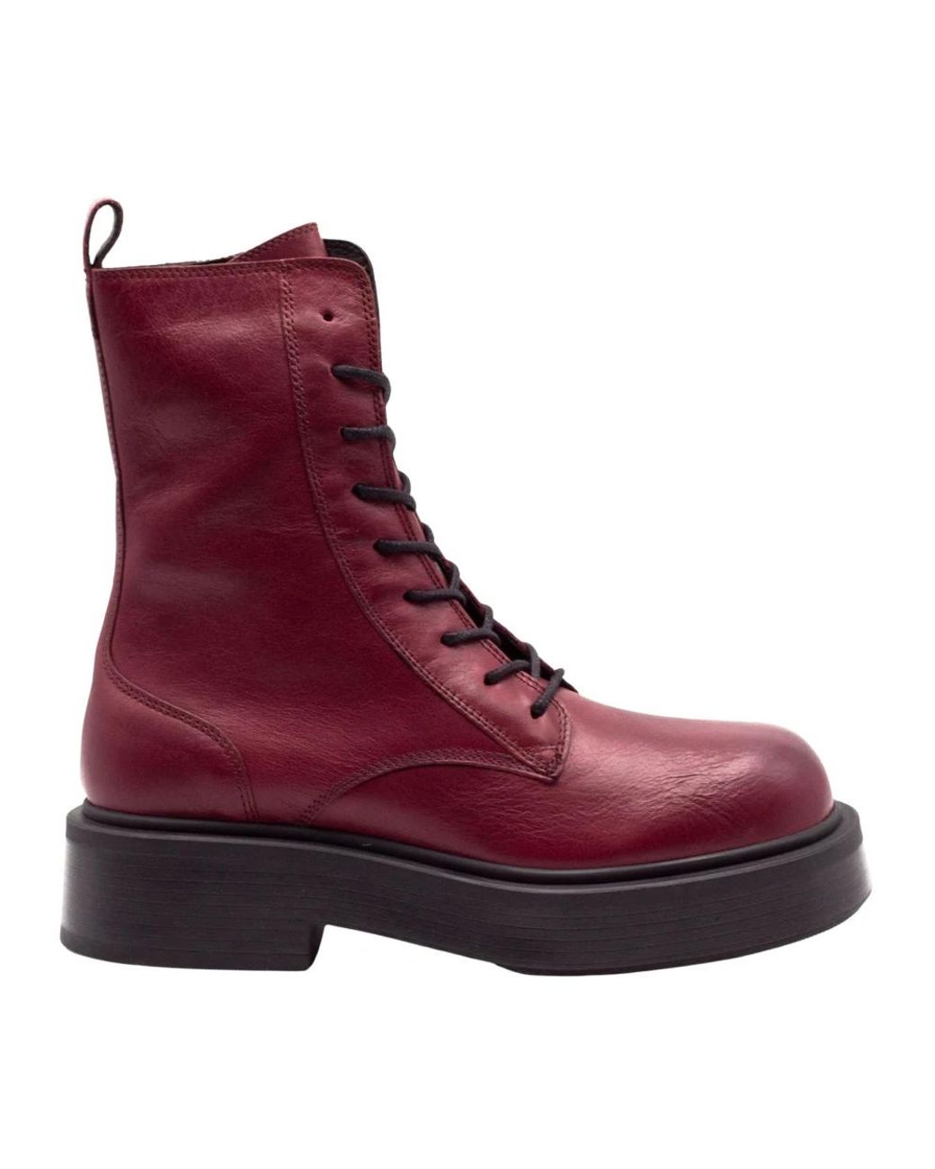 Vic Matié Purple Lace-Up Boots