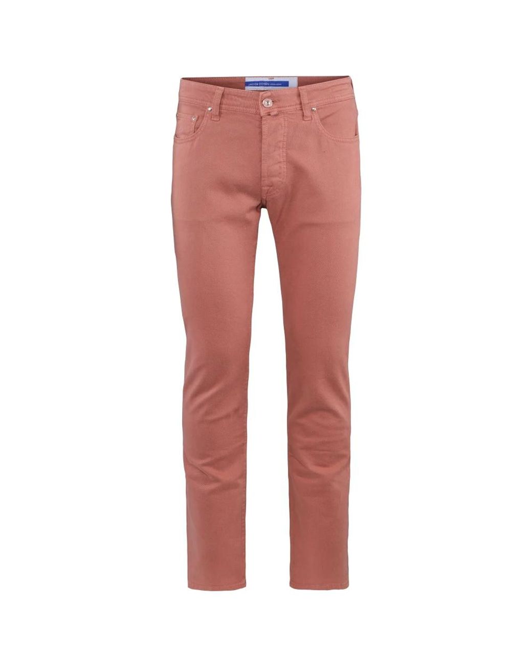 Jacob Cohen Red Slim-Fit Trousers for men