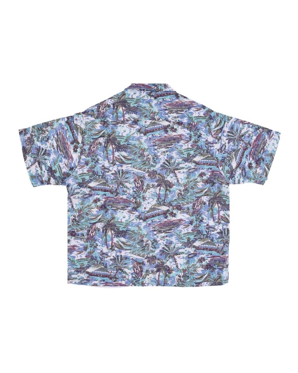 Element Blue Short Sleeve Shirts for men
