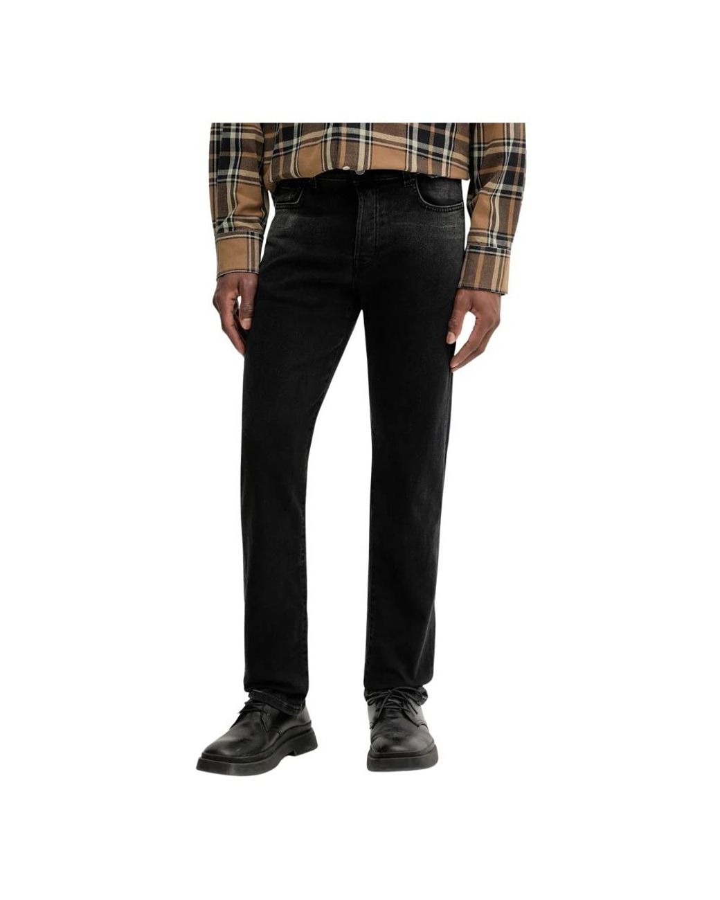Iceberg Rechte Jeans in het Black voor heren