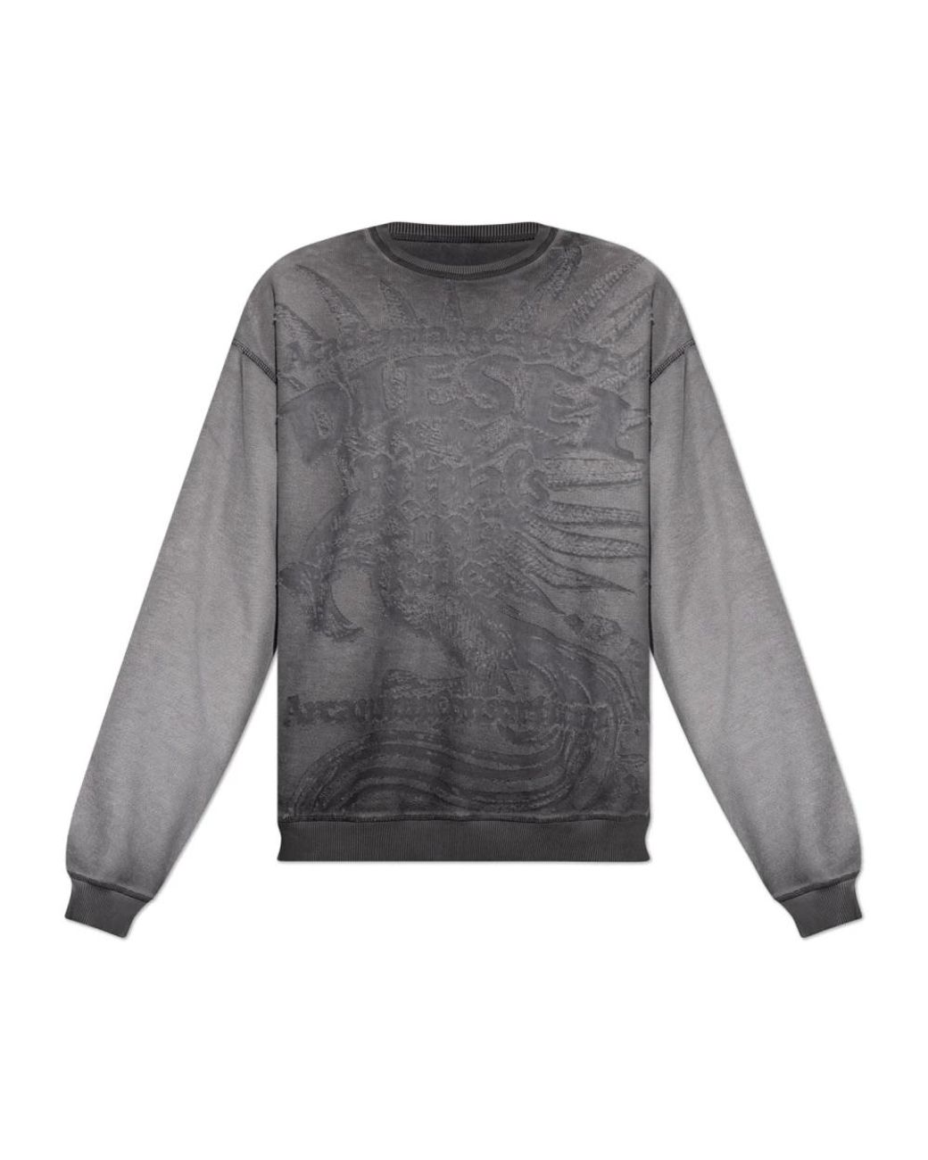 DIESEL Gray Sweatshirts for men