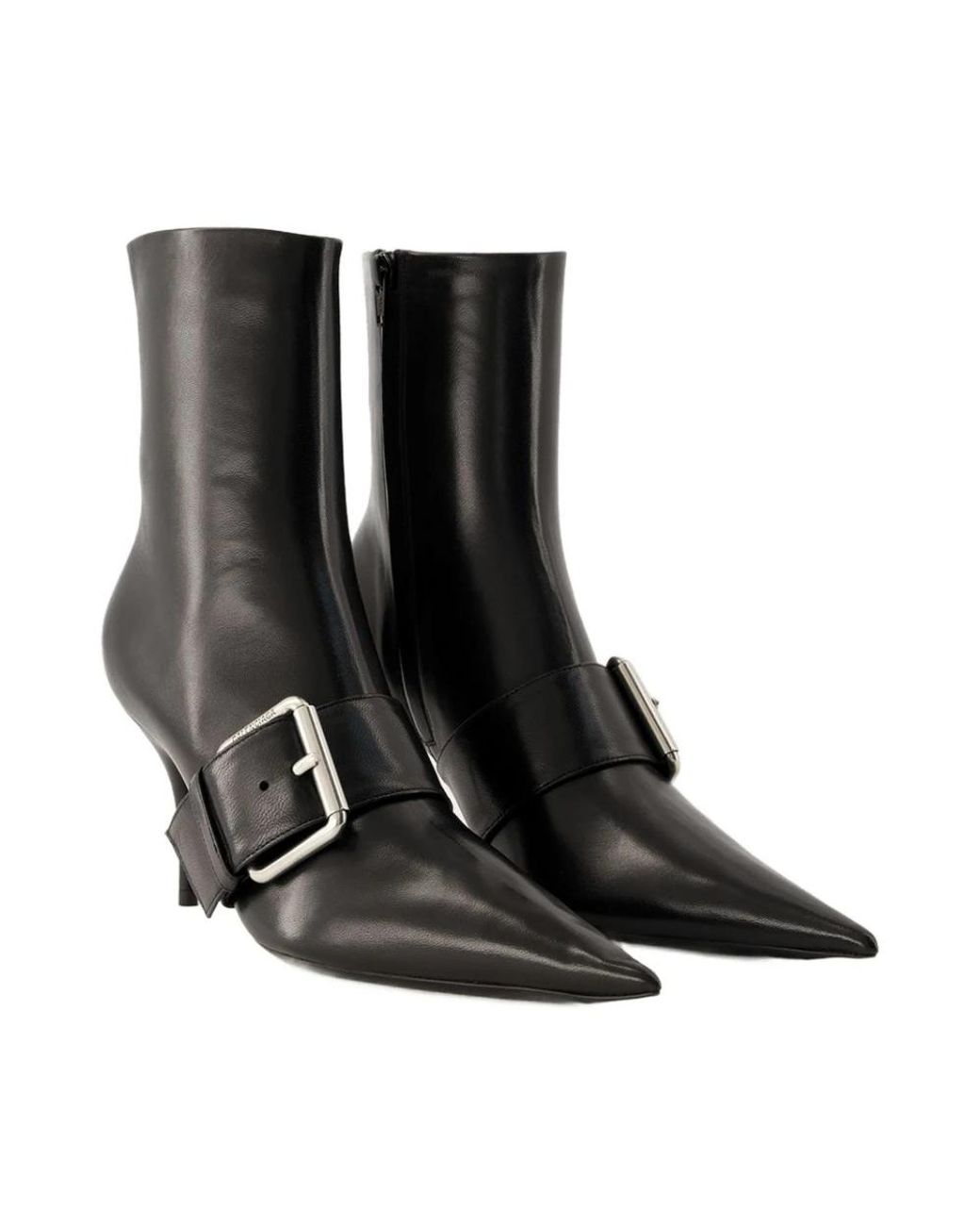 Balenciaga Black Knife Belt M80 Ankle Boots