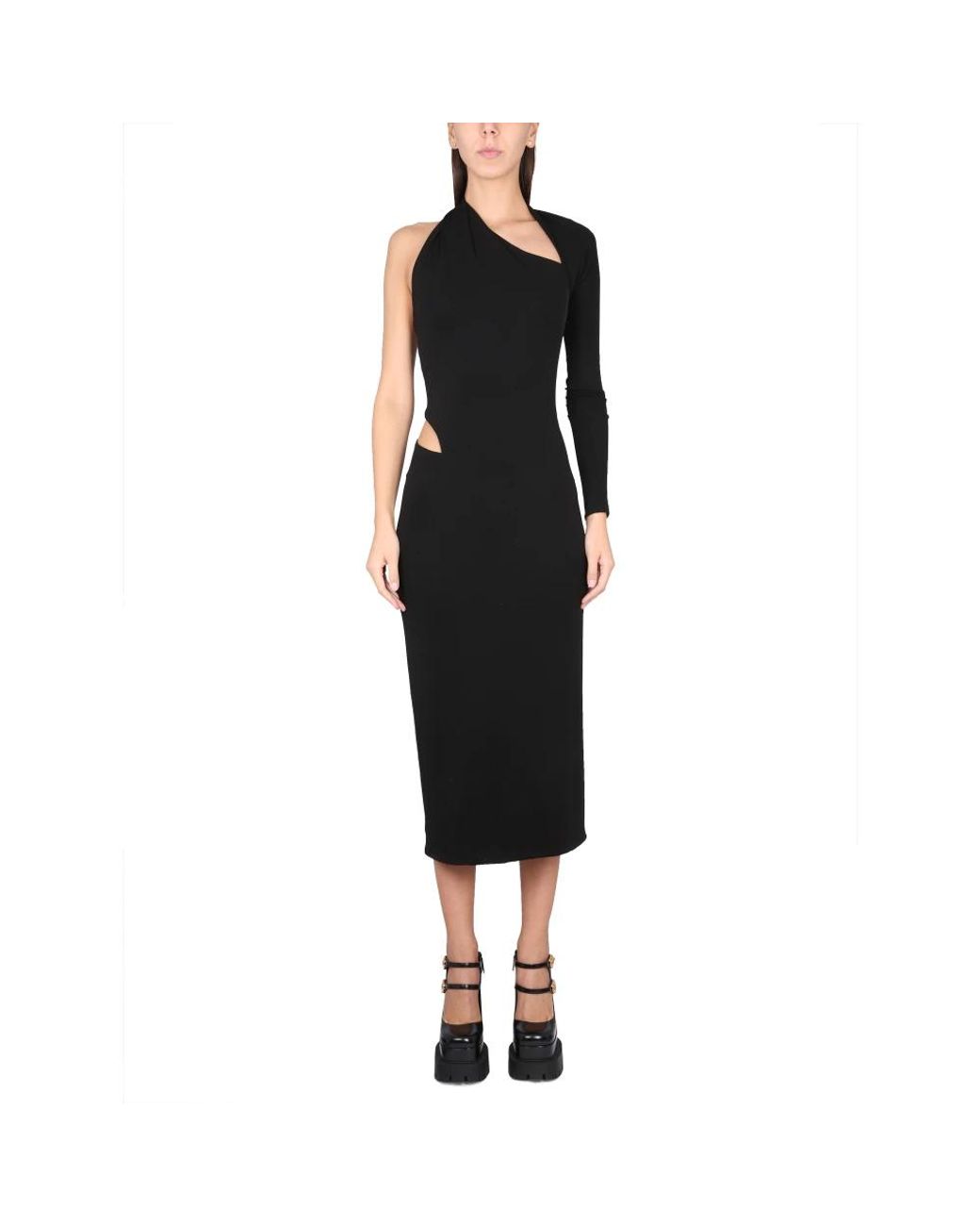Versace Black Midi Dresses