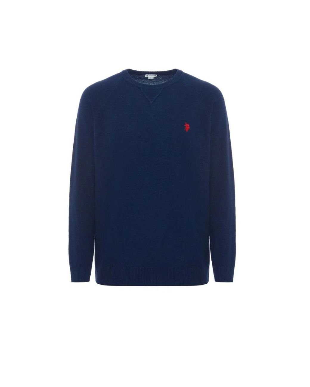 U.S. POLO ASSN. Blue Round-Neck Knitwear for men