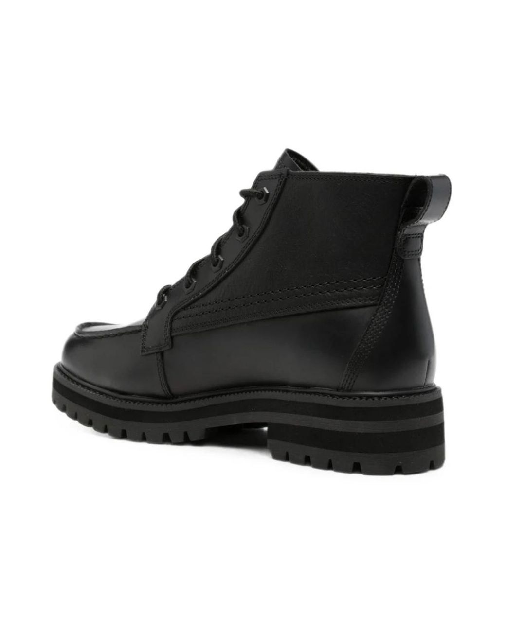 Timberland Black Lace-Up Boots for men