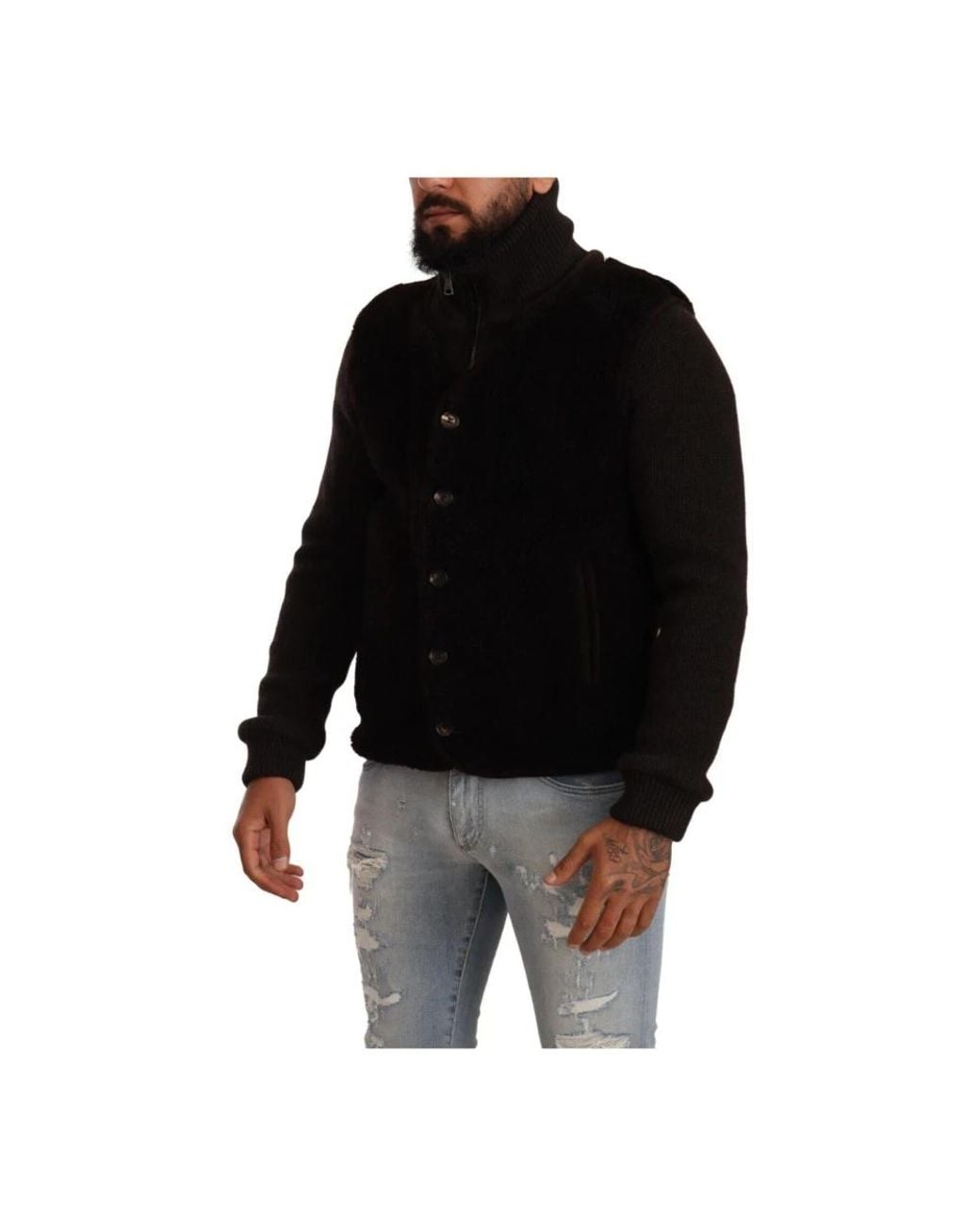 Dolce & Gabbana Black Light Jackets for men