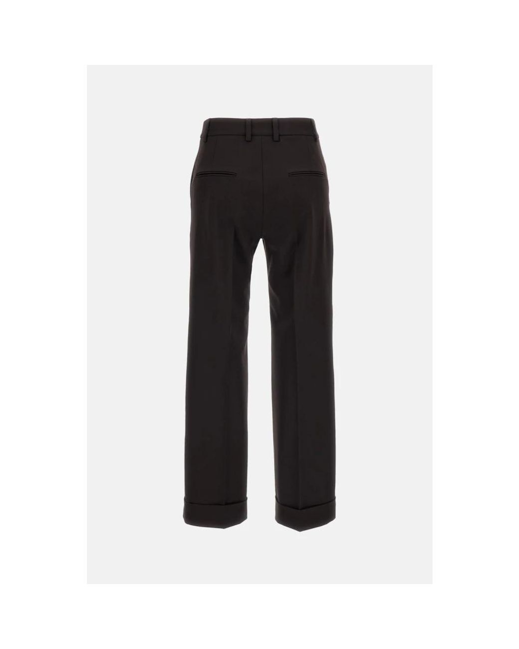 Alberto Biani Black Wide Trousers