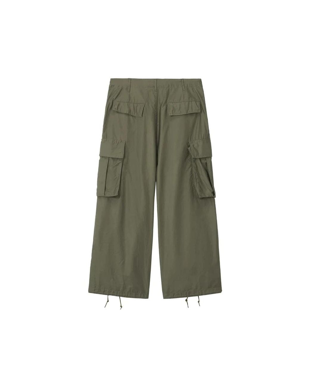 Needles Green Wide Trousers for men
