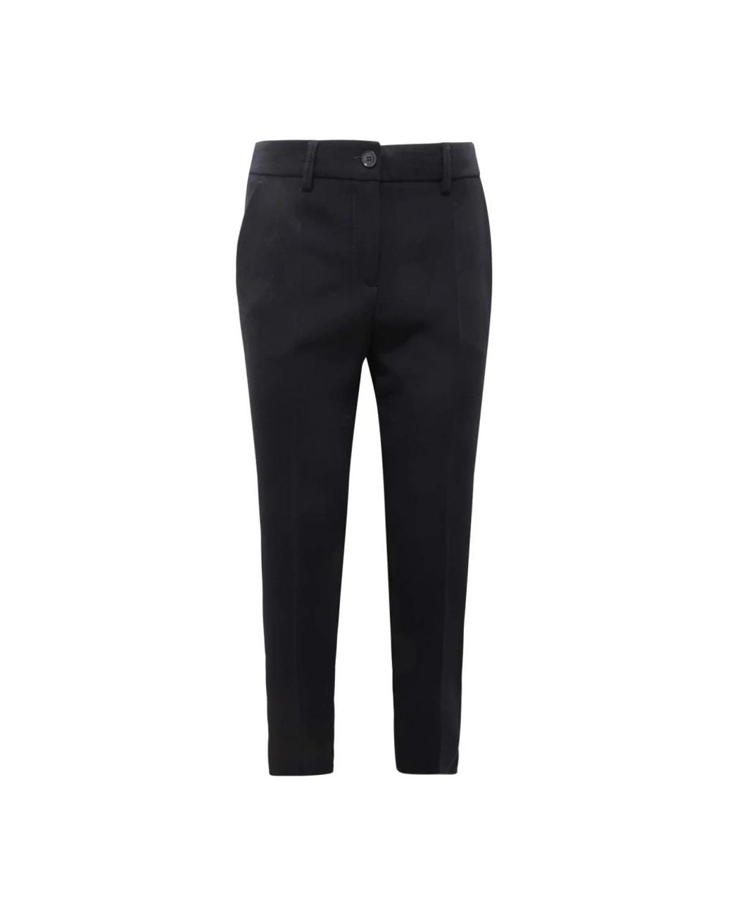 Armani Black Slim-Fit Trousers