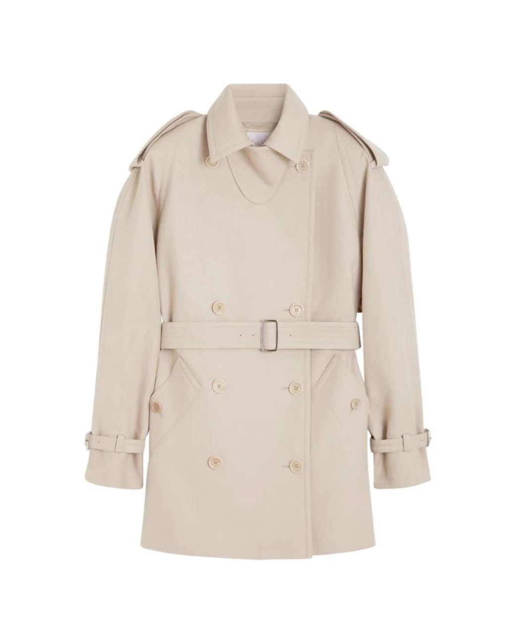 Max Mara Cacio Trenchcoat in het Natural